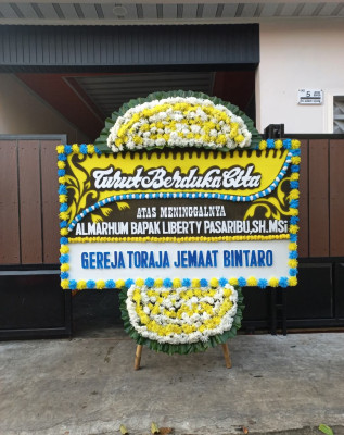 Papan Bunga Duka di Cibitung